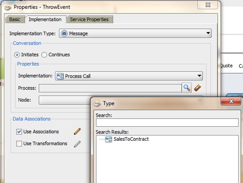 Invoking an asynchronous BPMN Process