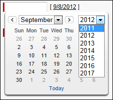 Populating a historic year range from 1920 on calendar pop ups for all date fields in Salesforce