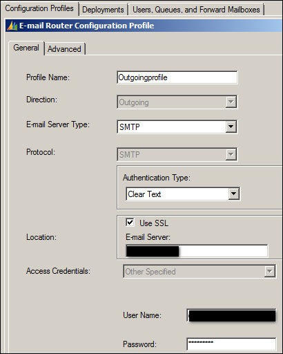 Configuration profiles