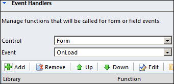 Attaching a web resource to Microsoft CRM 2011 entities