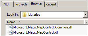 Adding a reference to Bing Maps Silverlight SDK