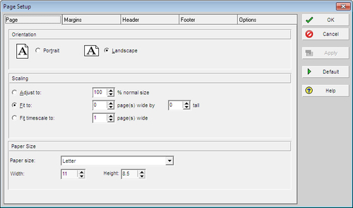 File menu