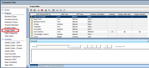 User Defined Fields (UDFs)