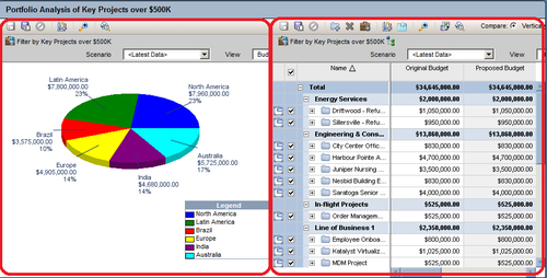 The Portfolio Analysis screen