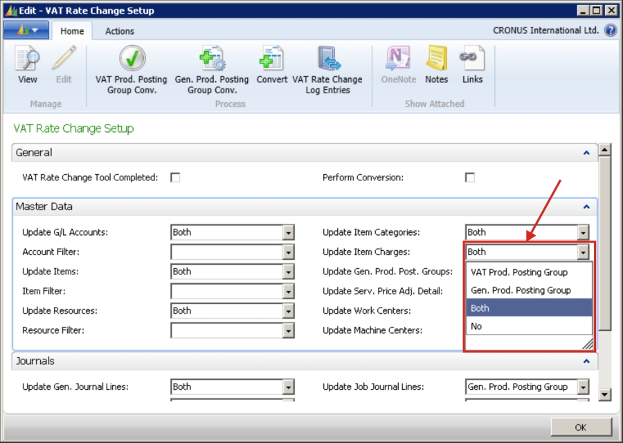 VAT Rate Change Tool