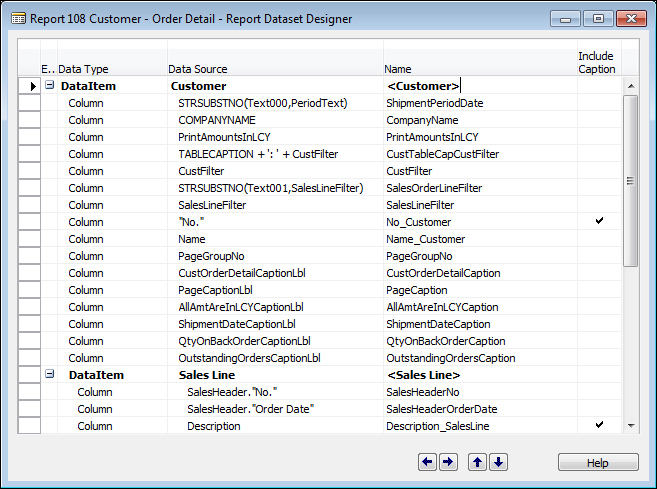 Defining the dataset