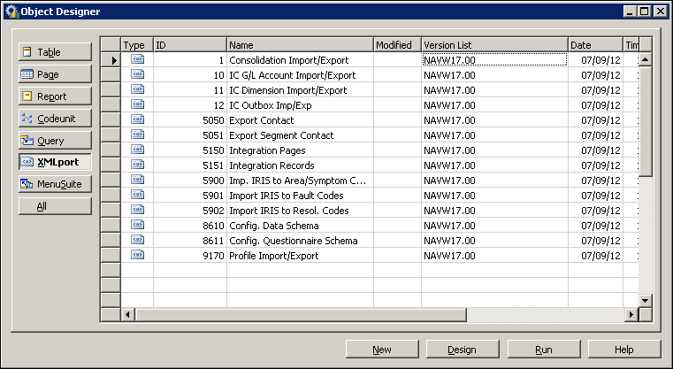 Using XMLports to migrate data