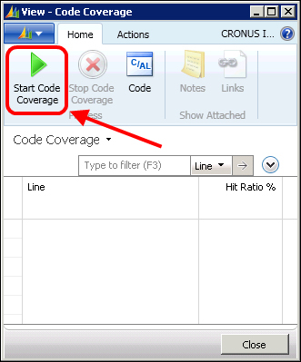 How to use the Code Coverage feature