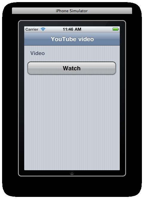 How to do it...iPhoneYouTube video, opening