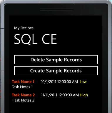 Creating and deleting data in SQL CE using LINQ to SQL