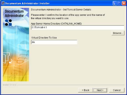 9.1.2 Installing Documentum Administrator 5.2.5 SP2