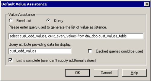 11.4 Querying Registered Tables using DQL for Value Assistance