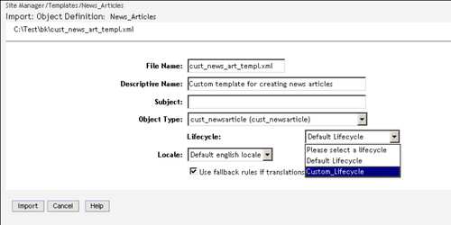 13.1 Creating a Template File