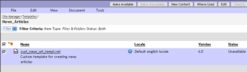 13.1 Creating a Template File