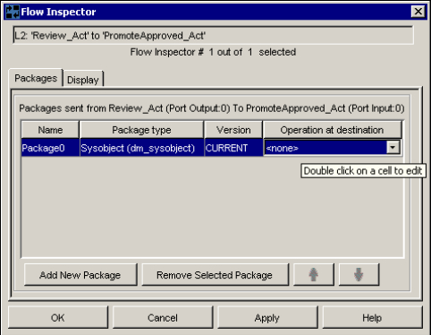 19.4 Adding a Package to Connection Flows