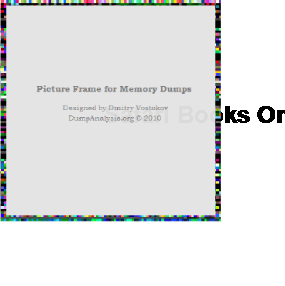 Picture Frame for Memory Dumps