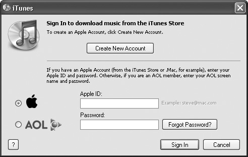 Sign in to the iTunes Store.