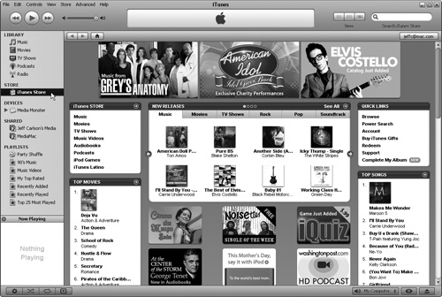 The iTunes Store.