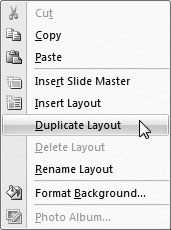 To copy the current layout, right-click and choose Duplicate Layout from the shortcut menu.