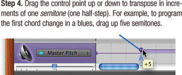 Transposing with the Master Track