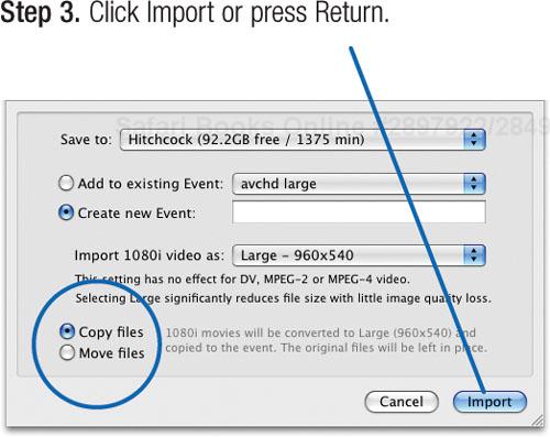 Importing Footage from Your Hard Disk