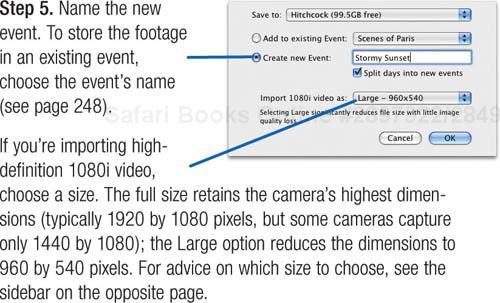 Importing from a Tapeless Camera