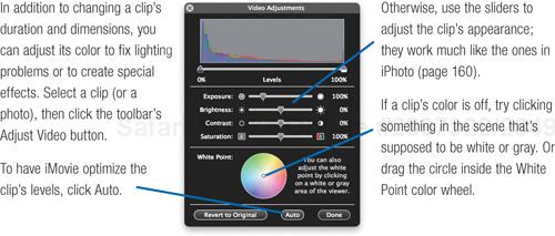 Adjusting Color, Exposure, and More