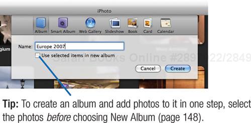 Creating Albums