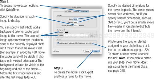 Exporting a Basic Slide Show Movie