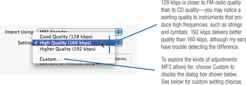 Adjusting MP3 Settings