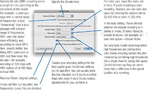 Adjusting MP3 Settings