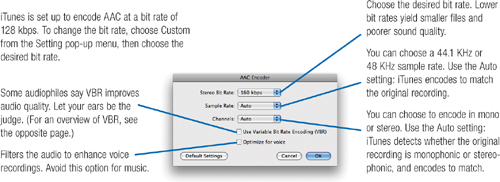 Adjusting AAC Settings