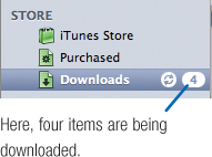 Managing Downloads from the iTunes Store