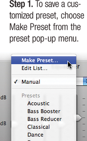 Creating Your Own Preset