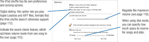 Setting iPod shuffle Preferences