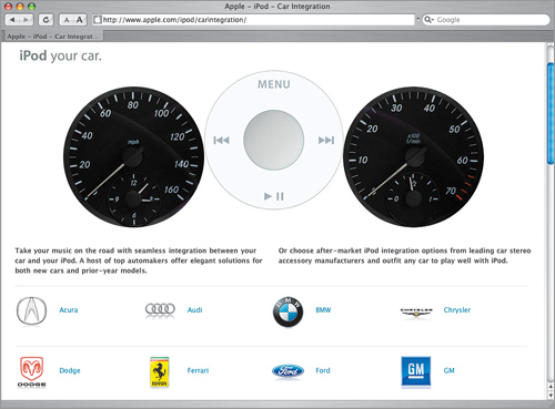 Full iPod Integration for Luxury Cars