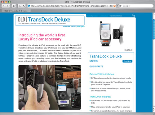 DLO TransDock Deluxe All-in-One Solution