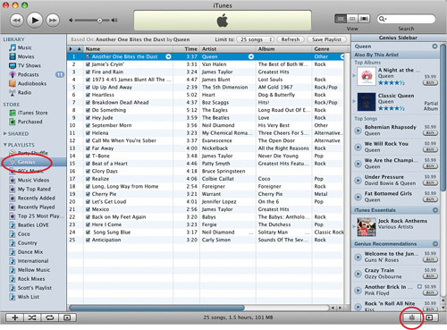 Create a Genius Playlist in iTunes