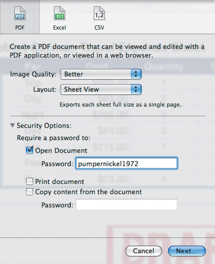 Sharing a PDF File