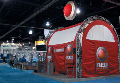 RED’s first booth at NAB 2006, just before the doors opened to the public.