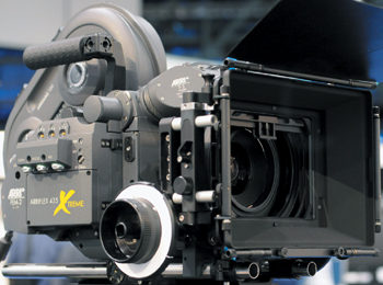 An ARRI 435 Xtreme 35mm motion-picture film camera.