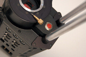 Long Valley Equipment’s Nikon GDX mount pictured with a lightweight rod support.