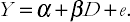 Simple regression with a dummy variable