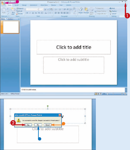 Start and Exit Office Applications