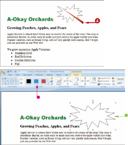 Draw AutoShapes