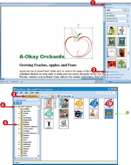 View Clip Art with the Clip Organizer