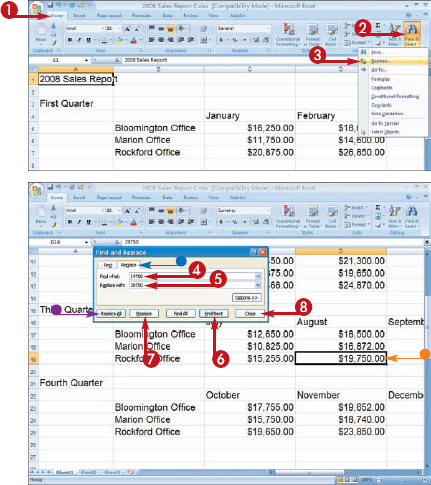 Find and Replace Data