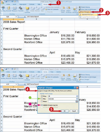 Track and Review Workbook Changes