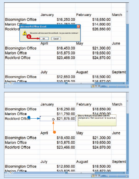 Track and Review Workbook Changes