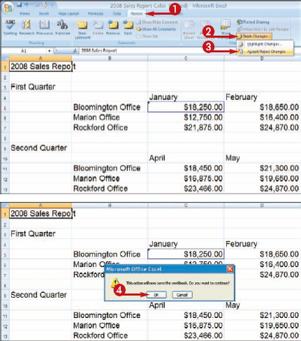 Track and Review Workbook Changes